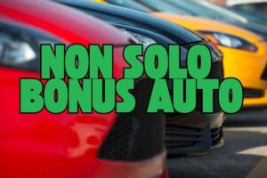 Bonus elettrodomestici Governo auto