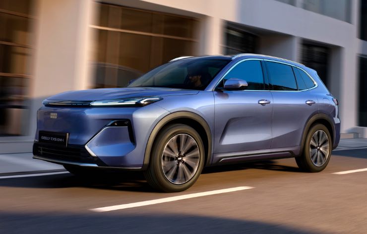 SUV Geely EX5 garanzia
