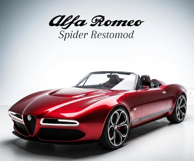 Alfa Romeo Spider Restomod tutti i dettagli