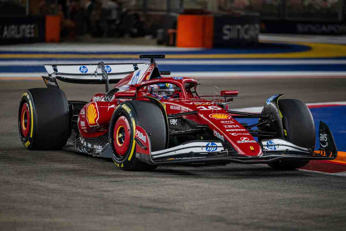Charles Leclerc sulla Ferrari SF25