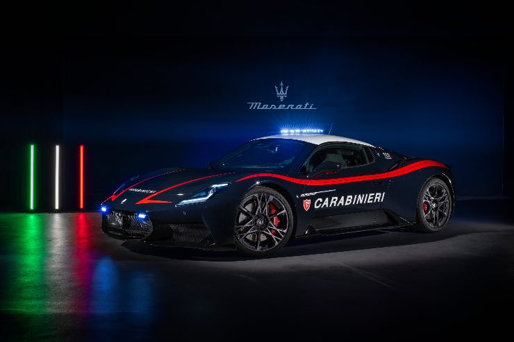 Maserati MCPura novità auto Carabibnieri