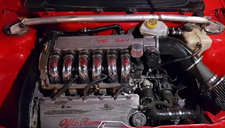 Il motore dell'Alfa Romeo GTV sulla FIAt Uno Turbo