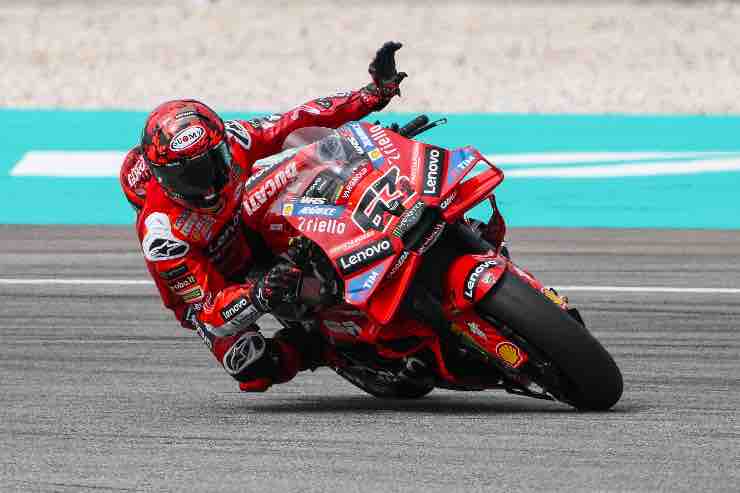 Pecco Bagnaia per Taramasso grande sfortuna