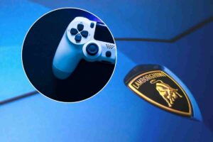 lamborghini logo videogioco controller