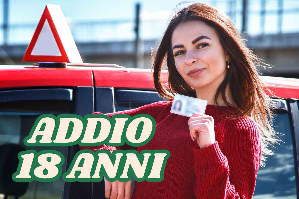 Patente auto novità 17 anni