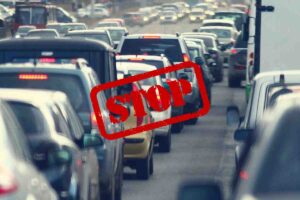 stop traffico