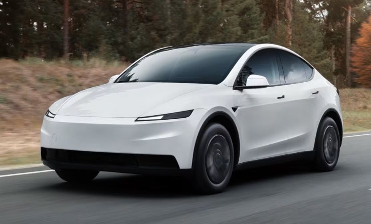 Elon Musk Tesla Model Y auto