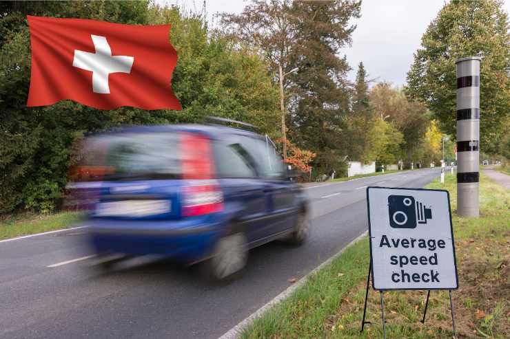 Un'auto sfreccia davanti ad un autovelox: come funziona Sat Speed