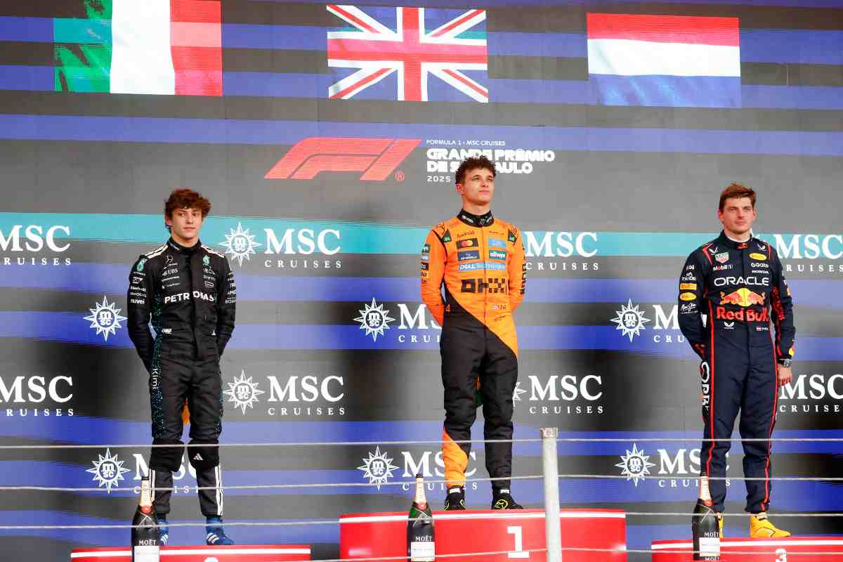 Il podio di Interlagos in Brasile